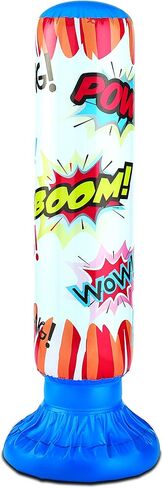 Stats Inflatable Boxing Bag, Multicolor, AD19836 in Saudi Arabia