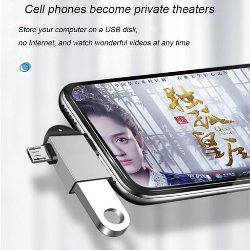 محول OTG 2 في 1 USB 3.0 إلى النوع C ومحول USB صغير، USB 3.0 أنثى إلى USB C ذكر وموصل Micro Male (عبوتان) in Kuwait