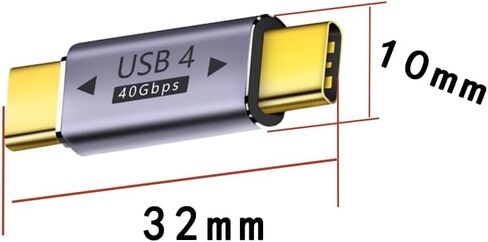 rgzhihuifz USB C Male to Male Adapter Extender .Type C Coupler with PD 100W 40 Gbps 8K/60hz Video Compatible for Thunderbolt 4/3, MacBook Pro/Air, Laptop, Tablet, Phone and More Type C Devices in Saudi Arabia