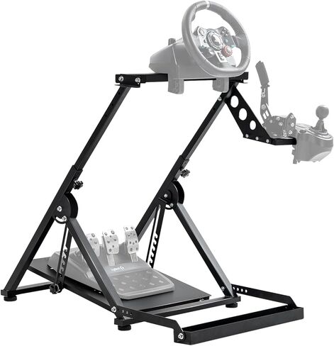 حامل عجلة سباق Supllueer G29 X على شكل X قابل للطي مثبت مسبقًا مع فتحة ثابتة تناسب Logitech G920 G923، Thrustmaster T248 T300RS T150 T80 حامل عجلة القيادة القابل للتعديل باستثناء حامل عجلة القيادة الإلكترونية in Kuwait