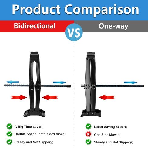 جاك مقص للسيارة - 3T (6614 رطل) طقم جاك السيارة مع تصميم حلزوني مزدوج الأسنان مطور، يتضمن مفتاح ربط بسقاطة، جاك للسيارة/SUV/MPV in Kuwait