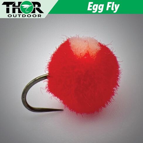 Blood Dot Egg Fly with Case - BH Wet Fly Fishing Flies for Trout, Salmon, Panfish, Bluegill in Saudi Arabia