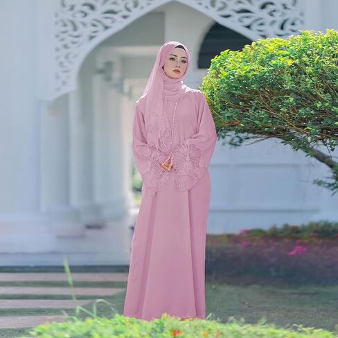 FYMNSI Abayas for Women Muslim Dress With Hijab 2PCS Maxi Robe Abaya Kaftan Dresses Eid Prayer Clothes Islamic Dubai Outfit in Saudi Arabia