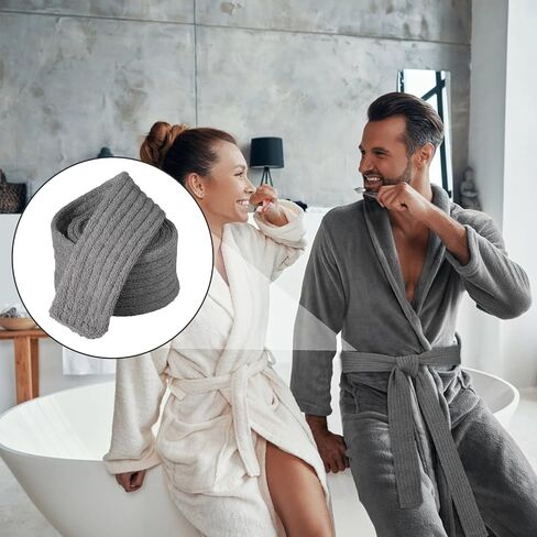 Robe Belt Replacement, 71in x 1.6in Unisex Bathrobe Belt Replacement Terry Cloth Hotel Bathrobe Waist Belt Soft Pajamas Belt in Saudi Arabia