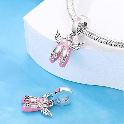 Parmuz 925 Sterling Silver Charms for Bracelets and Necklaces Gold Cross Butterfly Star Moon Cute Cat Dog Evil Eye Lucky Bracelet Beads Aesthetic Peandant for woman in Saudi Arabia