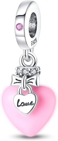 Parmuz 925 Sterling Silver Charms for Bracelets and Necklaces Gold Cross Butterfly Star Moon Cute Cat Dog Evil Eye Lucky Bracelet Beads Aesthetic Peandant for woman in Saudi Arabia