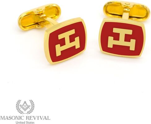 أزرار أكمام رويال آرتش (أحمر/ذهبي) in Kuwait