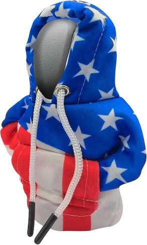 WINUERK Car Gear Shift Knob Cover, Interior Accessories Stick Shift Cover, Mini Shark Gear Stick Car Shifter Hoodie, Mini Hoodie Auto Shifter Stick Protector Cover for Most Car in Saudi Arabia