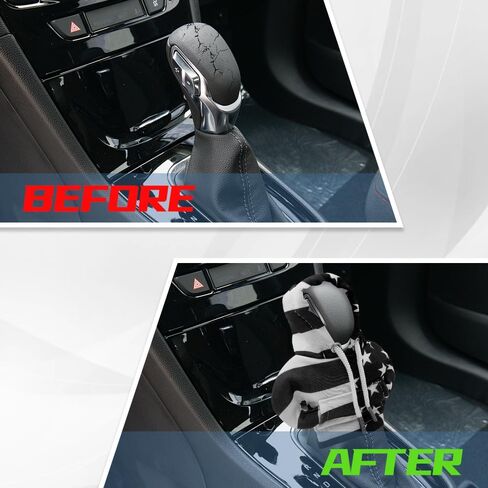 WINUERK Car Gear Shift Knob Cover, Interior Accessories Stick Shift Cover, Mini Shark Gear Stick Car Shifter Hoodie, Mini Hoodie Auto Shifter Stick Protector Cover for Most Car in Saudi Arabia