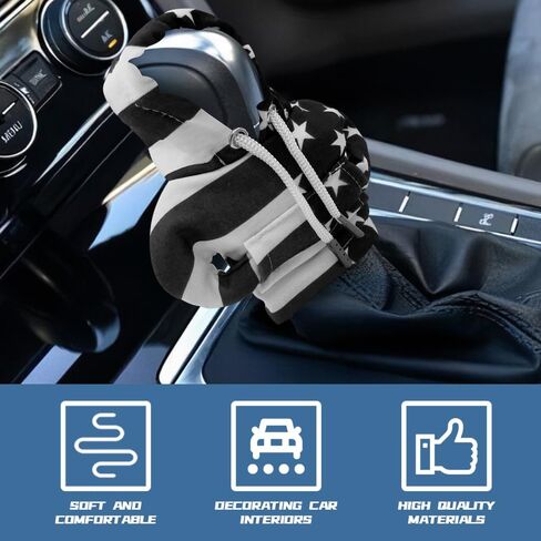 WINUERK Car Gear Shift Knob Cover, Interior Accessories Stick Shift Cover, Mini Shark Gear Stick Car Shifter Hoodie, Mini Hoodie Auto Shifter Stick Protector Cover for Most Car in Saudi Arabia