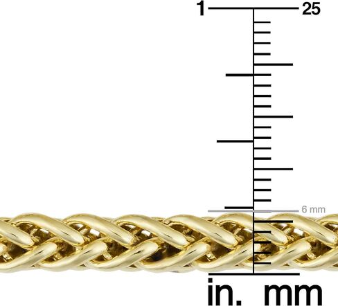 Kooljewelry 14k Yellow Gold Filled Heavyweight Unisex 6 mm Franco Link Chain Bracelet in Saudi Arabia