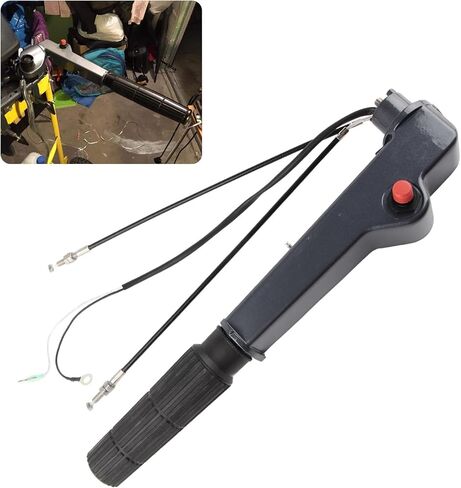 Acouto محرك خارجي محرك التوجيه الحارث الذراع سبائك الألومنيوم مقبض لياماها السفينة محرك خارجي 15HP 18HP، الحارث التصيد المحرك تمديد مقبض عدة الملحقات in Kuwait