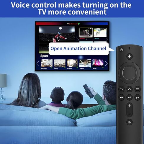 جهاز التحكم عن بعد الصوتي البديل L5B83H (الجيل الثاني) مناسب لعصا التلفزيون الذكية Amazon Fire (Lite، الجيل الثاني، الجيل الثالث، 4K)، مناسب للجيل الثالث من Amazon Fire Smart TV، مناسب لمكعب التلفزيون الذكي AMZ Fire (الجيل الأول والثاني) in Kuwait