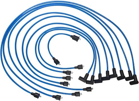 متوافق مع مدقق شيفروليه جي إم سي 4.3L 4.6L 5.0L 5.3L 5.4L 5.7L 6.5L 6.6L V8 1955-1976 كابل ماستر أسلاك توصيل الإشعال عالية الأداء in Kuwait