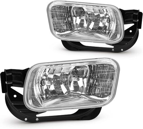 استبدال مجموعة مصابيح الضباب WEZEMLIGHT لـ 2009-2012 دودج رام 1500 2010-2018 دودج رام 2500 3500 شاحنة بيك اب مع مصابيح هالوجين H10 12 فولت 42 وات - زوج واحد in Kuwait