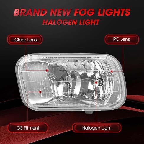 استبدال مجموعة مصابيح الضباب WEZEMLIGHT لـ 2009-2012 دودج رام 1500 2010-2018 دودج رام 2500 3500 شاحنة بيك اب مع مصابيح هالوجين H10 12 فولت 42 وات - زوج واحد in Kuwait