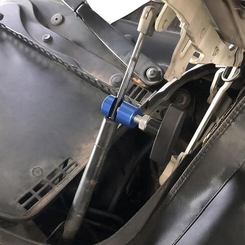 XINLIYA مشبك دعم رفع السيارة، مشابك تثبيت غطاء محرك السيارة مع قلب نحاسي، مثبت سدادة دعامة الصدمات لغطاء السيارة، أدوات قياس فجوة قابس الشرارة، عالمية لمعظم المركبات (أحمر) in Kuwait