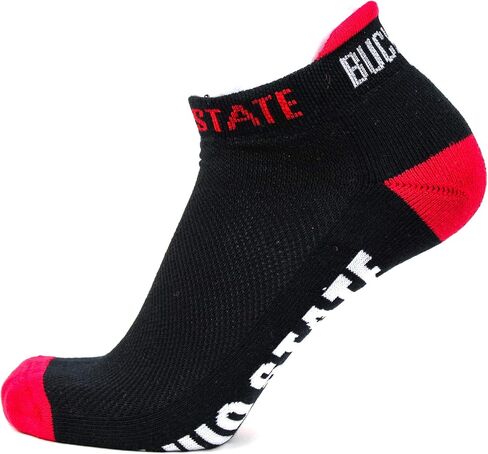 NCAA Ohio State Buckeyes Men's Footie Socks, Gray Heel/Toe in Saudi Arabia