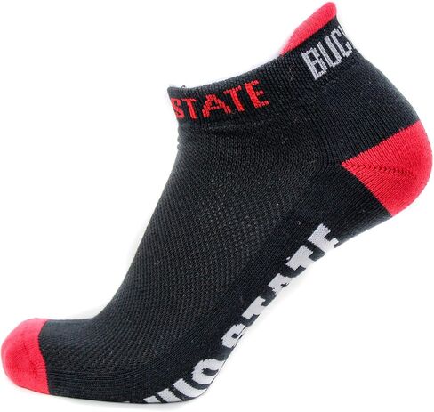 NCAA Ohio State Buckeyes Men's Footie Socks, Gray Heel/Toe in Saudi Arabia