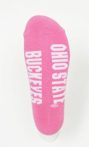 NCAA Ohio State Buckeyes Men's Footie Socks, Gray Heel/Toe in Saudi Arabia