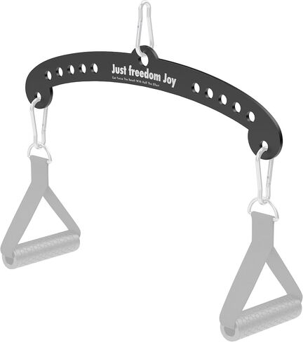 شريط توزيع اللياقة البدنية من JFJ Home Gym، شريط سحب عريض متعدد القبضات، ملحقات سحب LAT شريط طويل لآلة نظام بكرة الكابل in Saudi Arabia