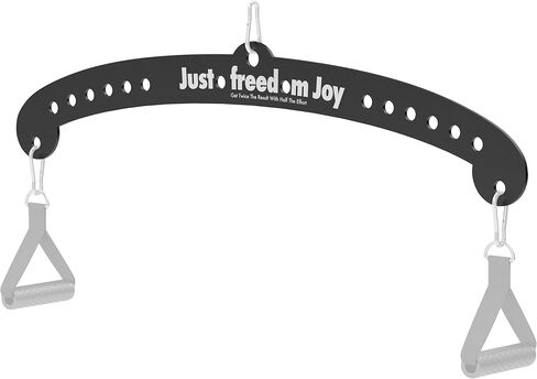 JFJ Home Gym Fitness Spreader Bar, Multi-Grip Wide LAT Pull Down Bar, LAT Pulldown Attachments Long Bar for Cable Pulley System Machine in Kuwait