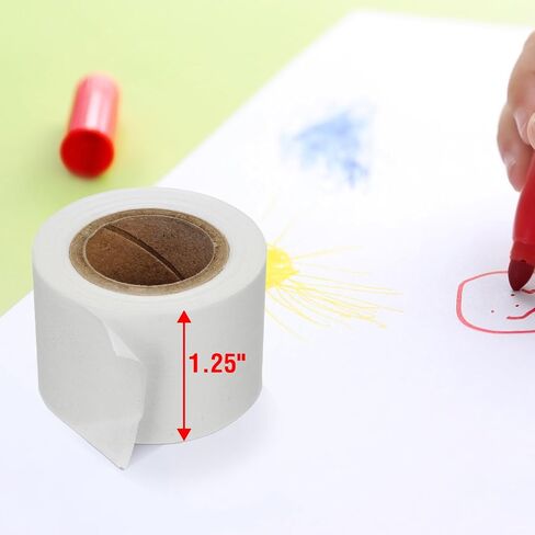 Lineco Self-Stick Linen Hinging Tape, Attaching Mats to Backboard, Hinge Heavy Artwork, Non-Yellowing, Strong, Neutral pH Acrylic Adhesive. Acid-Free White Cloth, 1.25" x 12', Pack of 1 in Saudi Arabia