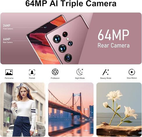 C21 Ultra 5G هاتف خلوي غير مقفل، هاتف ذكي يعمل بنظام Android 13، 6 جيجابايت + 256 جيجابايت، شاشة عالية الدقة 6.8 بوصة، وحدة معالجة مركزية ثماني النواة 6800 مللي أمبير في الساعة، كاميرا 4AI، يدعم شريحتي اتصال/128GSD/GPS/Wi-Fi/الوجه/فتح بصمة الإصبع، أخضر in Kuwait