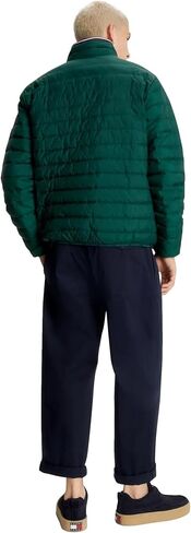 سترة منتفخة خفيفة الوزن للغاية وقابلة للتعبئة للرجال من Tommy Hilfiger، HunterGreen S in Saudi Arabia