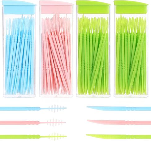 أعواد أسنان بلاستيكية ذات طرفين من روزنيس للعناية بالفم، 200 قطعة in Kuwait