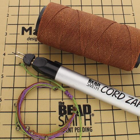 The Beadsmith Knot It Waxed Polyester Cord, 1mm Diameter, 144 Meter Spool (472 feet) (Coffee) in Saudi Arabia