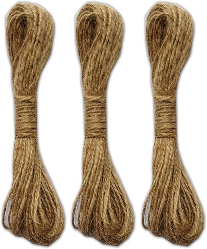 LWR CRAFTS Jute Cord 1.5mm 45ft/Pack (Pack of 3) in Saudi Arabia