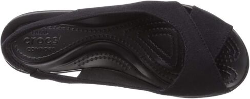 Crocs Women's Leigh Ann Slingback Wedge Sandal in Saudi Arabia