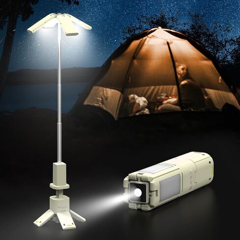 Outdoor Camping Lights Camping Lantern Rechargeable with 14000mAH Adsorbable Stretchable Emergency Lights for Power Outages/Hiking/Camping in Saudi Arabia