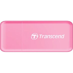 Transcend USB 3.1 SDHC/SDXC/ microSDHC/SDXC Card Reader, TS-RDF5R (Pink) in Kuwait