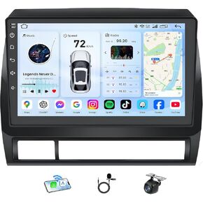 4Core+64GB ROM Android Car Radio for Toyota Tacoma 2005-2015: 9 Inch IPS Touch Screen Car Stereo Upgrade with Carplay & Android Auto GPS Navigation Bluetooth 5G WiFi FM Backup Camera in Kuwait