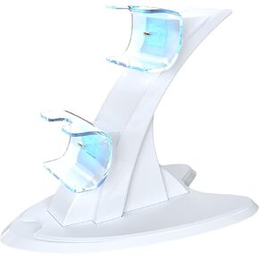 PS5 Controller Charger with Fast Charging, PlayStation 5 Controller Charging Station with LED Light and Charger Cable in Kuwait