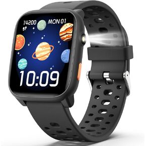 MgaoLo Kids Smart Watch 1.85" Upgrade - Fitness Tracker with Heart Rate Sleep Monitor, 100+ Sports Modes, 12 Puzzle Games, Activity Tracker for Boys Girls Outdoor Fun in Kuwait