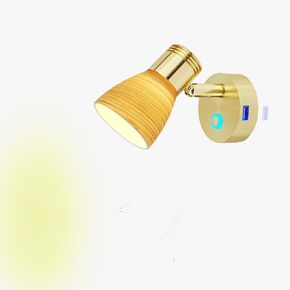 THALASSA Small 12V Marine Reading Lights with USB Port, Boat Interior Lights Bedside Cabin Lamp, Surface Mounted on Camper Caravan Motorhome Indoor Lighting with Built-in Touch Switch, Warm White in Saudi Arabia