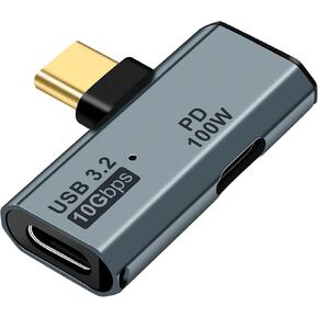 USB C OTG Adapter, Type C 100W PD Charging and USB 3.0 Splitter Charger Compatible for iPhone 15 Pro Max, Google TV Chromecast 2020, MacBook, Samsung Galaxy S22/S23 in Kuwait