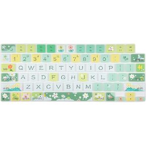 Keyboard Cover for MacBook Pro 14''/16'' (A2442 A2779 A2918 A2992 A2485 A2780 A2991) M1 M2 M3 Pro/Max, MacBook Air 13.6''/15'' (A2941 A3114 A2681 A3113) M2 M3, Spring Flowers in Kuwait