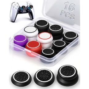 16-in-1 Performance Thumb Grips Joystick Caps for PS5/4/Xbox/Switch Pro in Kuwait