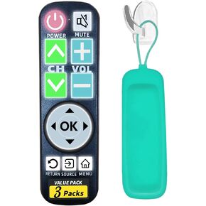 Backlit Big Button TV Remote Replacement for LG TV with Cover & Hook, Universal Remote No Setup for Seniors People with Poor Vision,Parkinson's Disease Patient in Kuwait