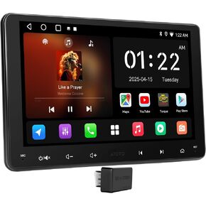 A5L 7inch Android Double DIN Car Stereo with OBD2 Scanner, Wireless CarPlay & Android Auto, 24 Band EQ, DSP, WiFi/BT/USB Tethering, 2G+32G Touchscreen Radio, AI Chat, HDMI Out, GPS/FM/AM in Kuwait