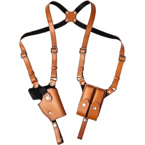 Shoulder Holster for Men with Double Magazine Pouch for Right Hand Use in Kuwait