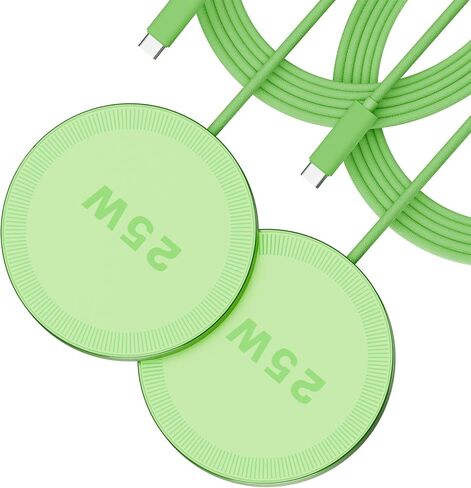 25W Magnetic Portable Fast Wireless Charging Pad for Apple iPhone Series in Kuwait