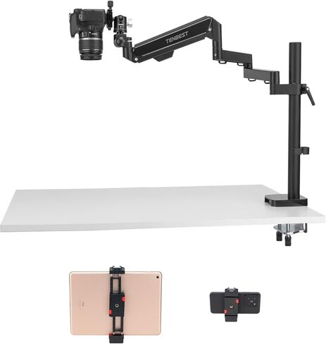 Camera Desk Mount with Gas Spring Arm in Saudi Arabia
