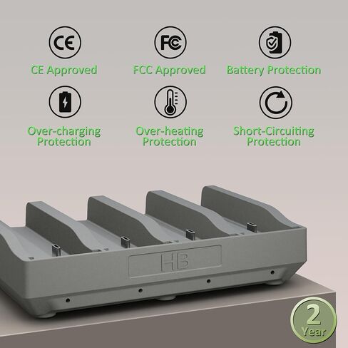 4-Port Charger for Reveal Camera Batteries in Kuwait
