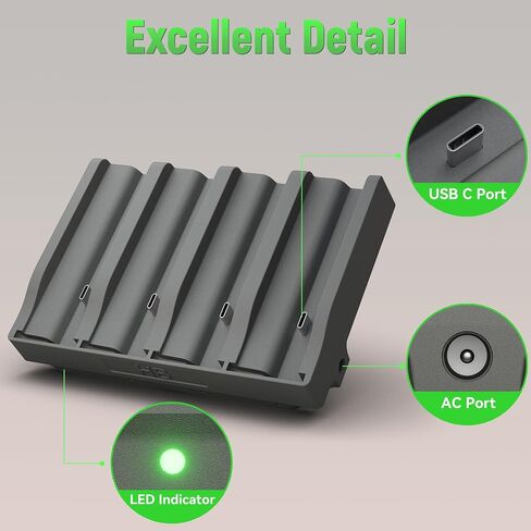 4-Port Charger for Reveal Camera Batteries in Kuwait
