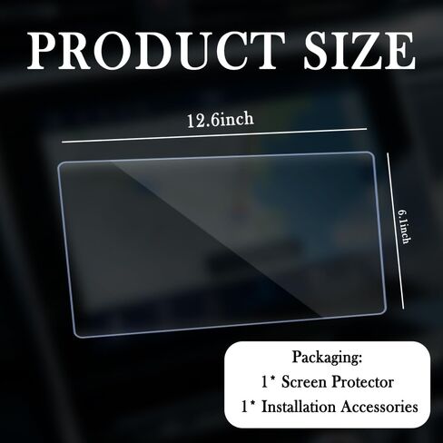 13" Car Screen Protector,Anti-Fingerprint HD GPS Screen Protector Foils,Impact-resistant Tempered Glass Screens Protectors Compatible with Ford Explorer ST-Line/Active/Platinum/ST in Saudi Arabia